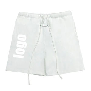 Shorts de sport pour homme à séchage rapide, taille élastique, poches zippées, couleur unie, polyester, vêtements de sport, noir, bleu, gris - Product Image 4