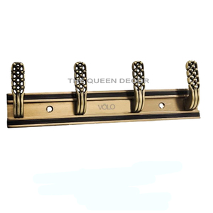 Modern Design Gold Finished Stainless Steel Metal <b>Hangers</b> 4 Hooks Wall Mounted Home Organization At Cheap Price - Product Image 1