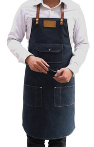 Uniformes de Chef Profesionales Unisex, Conjunto de Chaqueta Cruzada, Delantal y Pantalón, Color Personalizable, Cuatro Estaciones, Poliéster/Algodón, Hoteles - Product Image 4