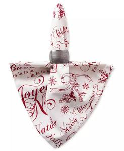 Tovagliolo Vintage con stampa natalizia, Set di 6 | Importazioni di Design - Product Image 3