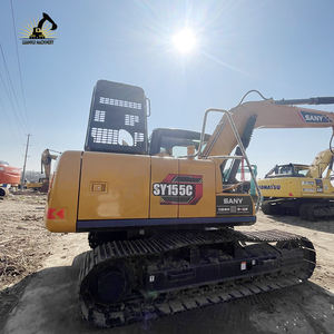 Excavadora Hidráulica de Cadenas Usada para Exportación OEM, Sany SY155C con Motor Isuzu e Hidráulica Kawasaki para Proyectos de Utilidad - Product Image 4