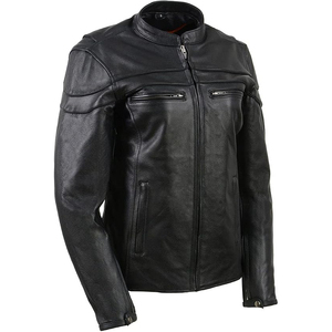Chaqueta Deportiva de Invierno Reflectante Negra Unisex SAMROZ SPORTS para Motociclistas y Ciclistas - Product Image 1