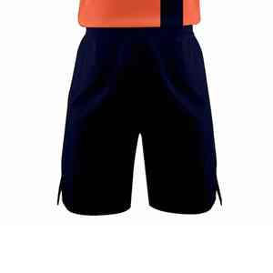 Ensemble d'uniformes de basket-ball sublimés personnalisés pour hommes, maillot sans manches à séchage rapide et short, vêtements de sport d'équipe - Product Image 6