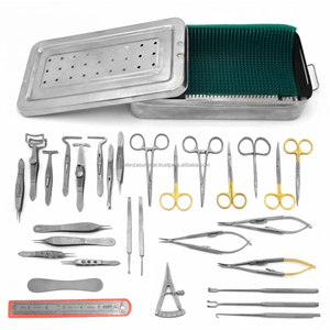 Juego de Instrumentos para Microblefaroplastia de 30 Piezas, Acero Inoxidable Alemán, Juego de Cirugía Oftálmica y Plástica - Product Image 1