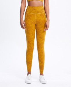 Naked <b>Pockets</b>, European and American Sports <b>Leggings</b>, High Waist, Hip Lifting, Running, Elastic Fitness, Quick Drying Yoga Pants - Product Image 2