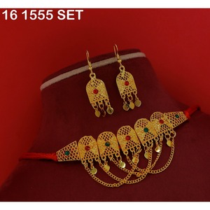 Ensemble de colliers choker arabes vintage, couleur or, bijoux tribaux afghans, collier ethnique bohème pour femmes, ensemble de bijoux arabes - Product Image 2