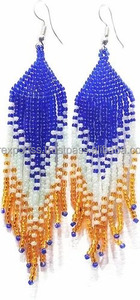 Pendientes de cuentas con diseño de insectos, bordados a mano, diseño de animales, joyería colorida, accesorios de moda, unisex, para fiestas - Product Image 4