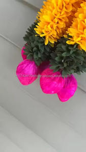 มาลัยดอกไม้ดอกมะลิสำหรับตกแต่งเวทีงานแต่งงานอินเดียใต้ตกแต่งเวทีตกแต่งเพดานวัดเจ้าสาวงานเลี้ยงธีมงานปาร์ตี้ - Product Image 5