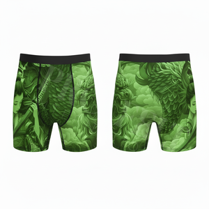 All Over Printed Design Custom Logo Compression Shorts Athletic Fitness <b>Boxer</b> Briefs Gym Running Sportswear Underwear Shorts - Product Image 4