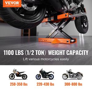 Spilla di sicurezza in acciaio da 500 kg sollevatore a forbice centrale per bici da strada Cruiser moto da turismo per moto da turismo - Product Image 2