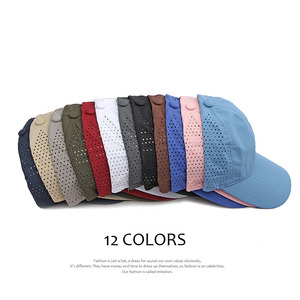 Custom Embroidery Logo Quick Dry Sports <b>Caps</b> Wholesale High Quality Soft Top Laser Cut Solid <b>Plain</b> Golf Hat <b>Baseball</b> <b>Cap</b> 2026 - Product Image 5