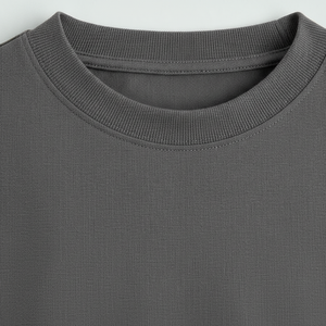 Premium Quality Plain Grey T-shirt Bulk Supplier - Oversized Cotton Jersey Tee for Men & Women - Product Image 6