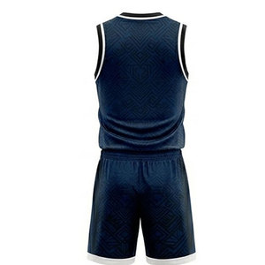 Ensemble d'uniformes de basketball athlétiques de qualité supérieure, comprenant un maillot et un short offrant flexibilité et confort durable - Product Image 2