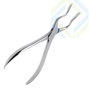 Pinzas Manuales de Acero Inoxidable Walsham de 23 cm, Forma Recta, Instrumentos Quirúrgicos, Diseño de Bayoneta, SOS-31660, ISO 13485 - Product Image 1