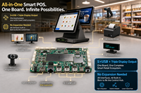 Tablette Mtk MTK8786 avec carte mère Octa-core AIOT Android 12, USB 2.0, I2C, UART pour maison intelligente/hôtel/usine