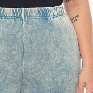 Pantalones Jogger Casuales de Algodón Grueso para Mujer, con Estampado Personalizado y Lavado Ácido, Venta al Por Mayor - Product Image 6