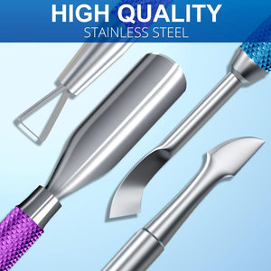 Cuticle Pusher <b>Tool</b> Professional Nail Care Instrument For Removing Dead Skin And Pushing Cuticles <b>Back</b> - Product Image 2
