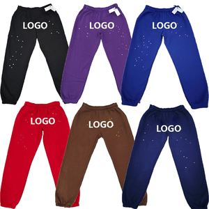 Pantalones Deportivos de Algodón para Hombre, Estilo Hip Hop, con Cordón Ajustable, Estampado Puff de Alta Calidad, Personalizables con Logotipo, Venta al Por Mayor - Product Image 1