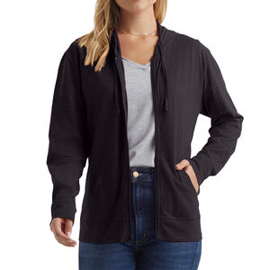 Premium Quality Low Price Breathable Women Outdoor Casual Wear <b>Hoodie</b> Heavy Thick Long Sleeve Ladies Zipper <b>Hoodie</b> - Product Image 1