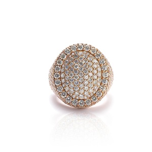 Anillo de Hip Hop con Diamantes Moissanite de Primera Calidad, Plata de Ley 925, Joyería de Lujo para Hombre en Venta - Product Image 1