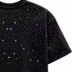 เสื้อยืดคอกลมแขนสั้นทรงวินเทจสำหรับผู้ชาย ผ้าเจอร์ซีย์คอตตอน 100% หนานุ่ม ซักย้อมสีซีดแบบฟอกกรด ทรงปกติ ไม่ยับ สไตล์สตรีทแวร์ - Product Image 3