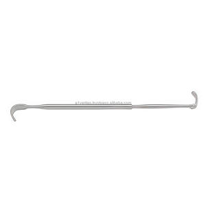 Retractor de Gancho para Amígdalas Lukens Thymus de Acero Inoxidable A-1 VERITAS de Alta Calidad, 17 cm, Instrumento Quirúrgico Manual Reutilizable |   Kit de sutura - Product Image 2