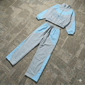 Rexfit Sports OEM Mens Nylon Windproof Jacket and Sweatpants Tracksuit Tracksuit Set Tracksuit Set Wholesale - Product Image 1