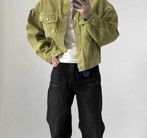 Chaqueta de mezclilla para hombre del mejor fabricante, chaqueta de invierno, precio al por mayor, nueva moda, lisa, de algodón lavado, informal, personalizada para hombre - Product Image 3