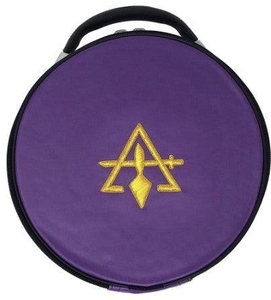 Masonic Regalia Briefcase Leather Apron Storage <b>Case</b> High Quality Freemason <b>Carry</b> Bag Lockable Design - Product Image 3