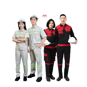 GOOD QUALITY sets <b>uniform</b> electrical workers automotive worksuit welder clothing workwear factory PE cotton FMF <b>uniform</b> LOW MOQ - Product Image 5