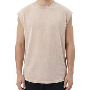 Camisetas sin mangas de estilo urbano para hombre, vintage, hipster, al por mayor, personalizadas, de alta calidad, de verano, retro - Product Image 1