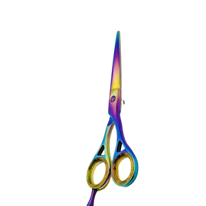 Stainless Steel Salon Customized Hairdresser 2026 Top Design Customized Barber Haircut <b>Left</b> <b>Handed</b> Hair <b>Scissors</b> Set - Product Image 6