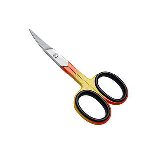 Tijeras para Cutículas de Acero Inoxidable Duradero con Hoja Curva, Punta Afilada, Mango de Acero, Logotipo Personalizable, para Manicura y Pedicura, Reutilizables - Product Image 1