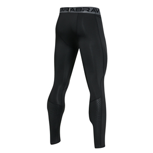 Leggings de Compresión para Hombre VABBAU, Largos, de Color Sólido, con Cintura Elástica de Spandex y Nailon, Diseño con Paneles de Malla - Product Image 6
