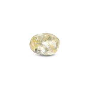 3 Carat Oval Cut Yellow Sapphire Loose Gemstone for Fine Jewelry - Product Image 1