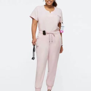 Service OEM – Nouveaux uniformes médicaux élégants pour femmes, blouses d'infirmière, chemises d'uniforme, dernières conceptions, blouses d'hôpital à manches courtes - Product Image 4