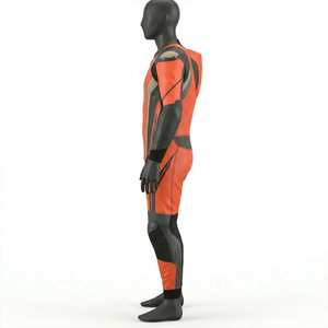 Traje de Motociclismo Transpirable y Cómodo con Paneles de Cuero, Ropa de Carreras de Motos, Traje de Carreras de Motocicleta - Product Image 2