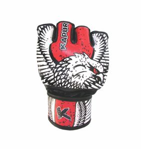 Guantes de MMA con Dedos Descubiertos, Diseño de Águila, Protección de Nudillos, Soporte Seguro para Muñeca, Duraderos para Entrenamiento, Fitness, Sparring y Competición - Product Image 4