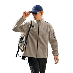 Men's Softshell <b>Jacket</b> <b>Fleece</b> <b>Lined</b> Windbreaker Lightweight Rain Waterproof Hooded <b>Jackets</b> for Hiking - Product Image 1
