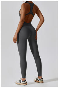 Combinaison ajustée originale la plus vendue pour femmes, respirante, tendance été, avec logo personnalisé - Product Image 4