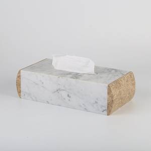 Modern Luxury Eco-Friendly Other Material Tissue Holder <b>Box</b> NEHA ENTERPRISES Decorative Tabletop Napkin Storage Case for Hotels - Product Image 6