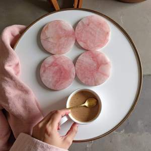 Stylish Oval and Round Resin Coasters Multipurpose <b>Beverage</b> <b>Serving</b> <b>Sets</b> - Product Image 6