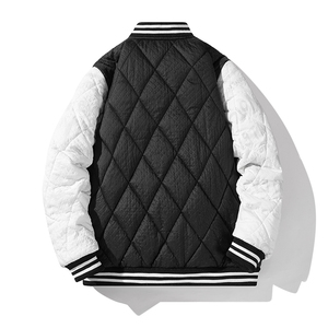 Blouson de baseball pour homme personnalisé avec logo, style streetwear, vêtements de créateur, veste de campus pour homme - Product Image 3