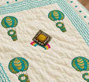 Cotton Woven Canvas Plain Baby Quilt Pink Floral Cartoon Duck Pattern Breathable Medium Weight <b>Blanket</b> Boys Girls Infant - Product Image 2