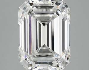 เพชรเม็ดเดี่ยวทรงเหลี่ยมมรกตสี D ผลิตในห้องปฏิบัติการ ขายส่งจากอินเดีย รับรองโดย IGI/HPHT CVD ขนาด 1ct-10ct สำหรับทำเครื่องประดับ - Product Image 2