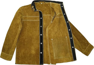 Veste de soudeur en cuir de vachette de haute qualité pour hommes et femmes, personnalisable - Product Image 4