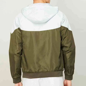 Dernier modèle de coupe-vent en toile 2026 léger personnalisé avec capuche pour homme, logo frontal, vêtement de sport coupe-vent - Product Image 2