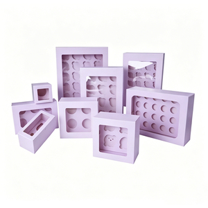<span class=keywords><strong>Cajas</strong></span> de Cartón para Cupcakes <span class=keywords><strong>Gourmet</strong></span> <span class=keywords><strong>Personalizadas</strong></span>, <span class=keywords><strong>Cajas</strong></span> de Embalaje para Panadería, Muffins/Tartaletas de Huevo, <span class=keywords><strong>Cajas</strong></span> Marrones de 12 y 24 Cavidades - Product Image 2