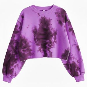 Sweat-shirt de mode en gros, personnalisé, couleur unie, vierge, pour femme, sweats à capuche pour femme, sweat-shirts pour femme - Product Image 1