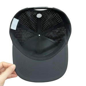 Casquettes de baseball de haute qualité, casquettes de baseball personnalisées avec découpe au laser, logo personnalisé, 3D et cordon réglable, imperméable, couleur pleine pour hommes - Product Image 4